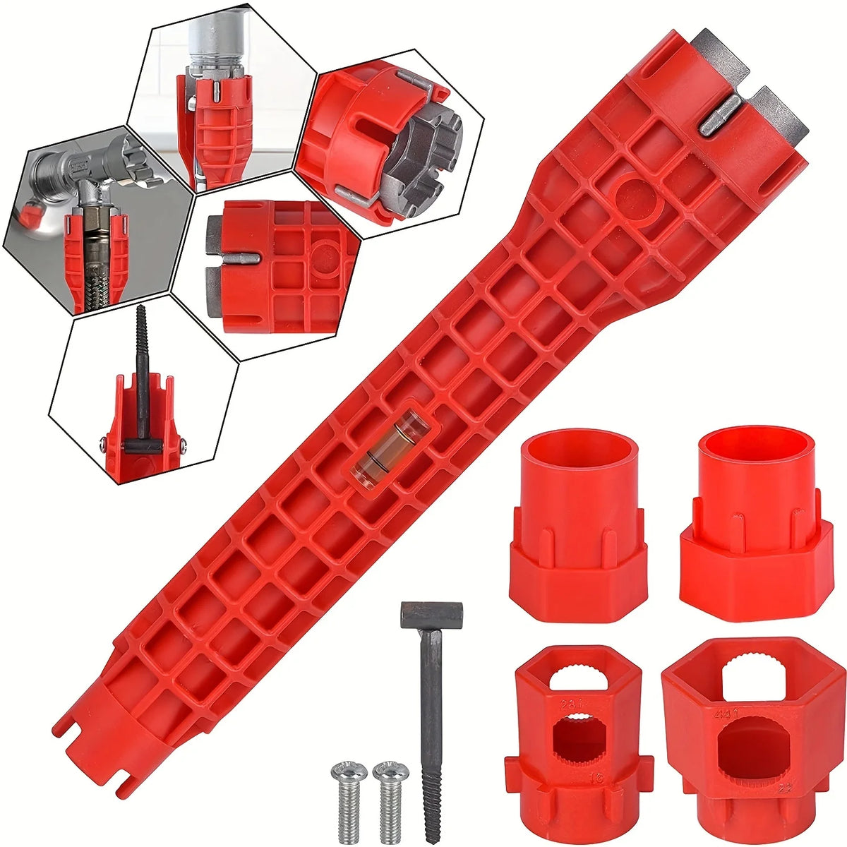 In Sink Faucet Wrench Repair Non-Slip Bathroom Faucet