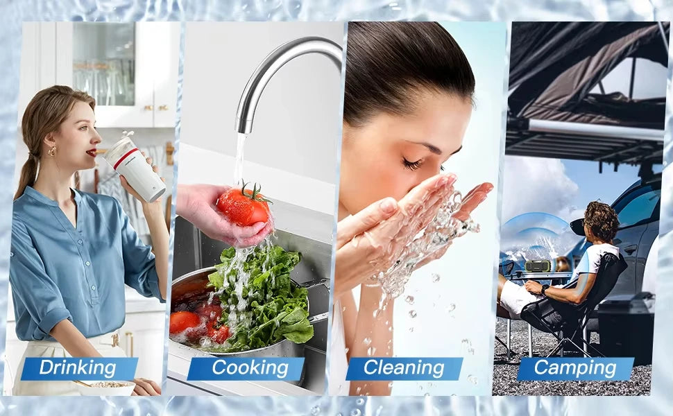 Eiree Stainless Steel 5-Stage Water Purifier Pressure Gauge