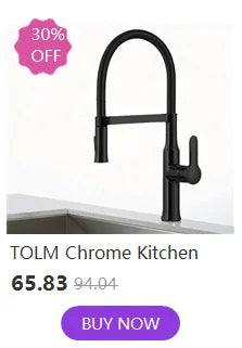Tolm Brushed Nickel Modern Polished Chrome Brass Sink