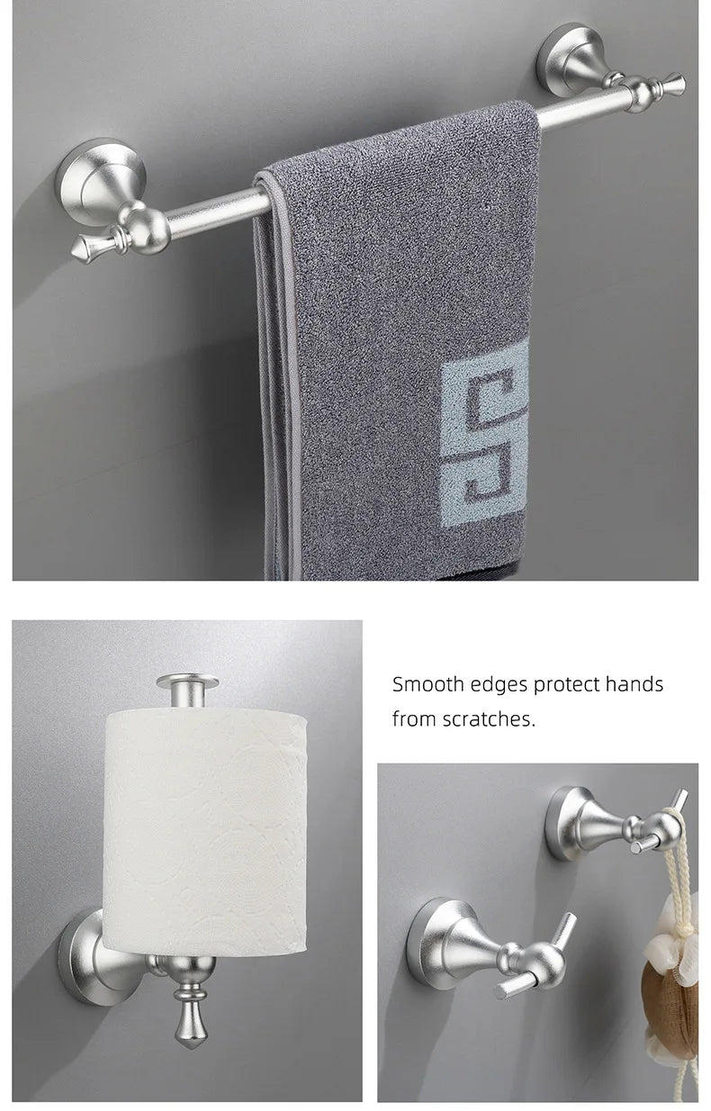 Mosa Gold Stainless Steel Bathroom Hardware Towel Bar