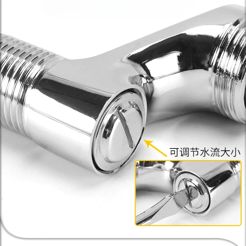 2pcs Brass Shower Faucet Shower Thickened Variable Diameter