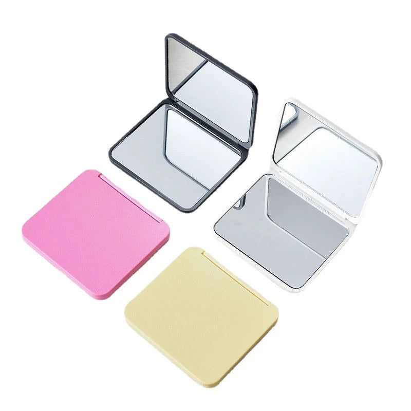 2-Face Makeup Mirror Square Cute Girl Gift Hand