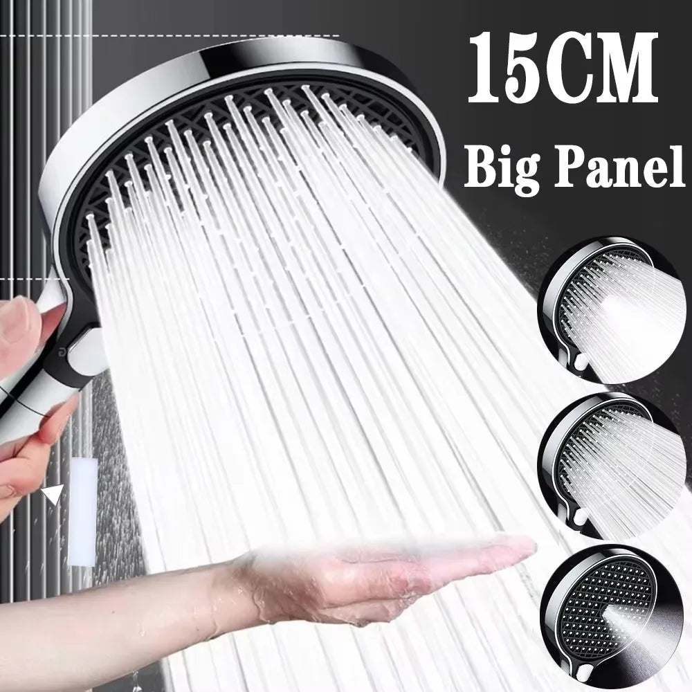 15cm Big Panel High Pressure Shower Head Filter