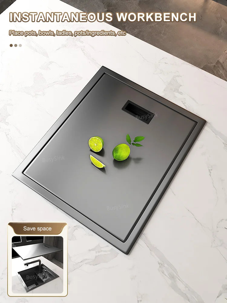 Hidden Sink Stainless Steel Sinks Bar Small Slot