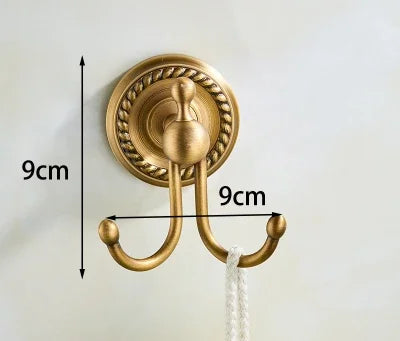 Solid Brass Bathroom Hardware Sets Antique Bronze Bath
