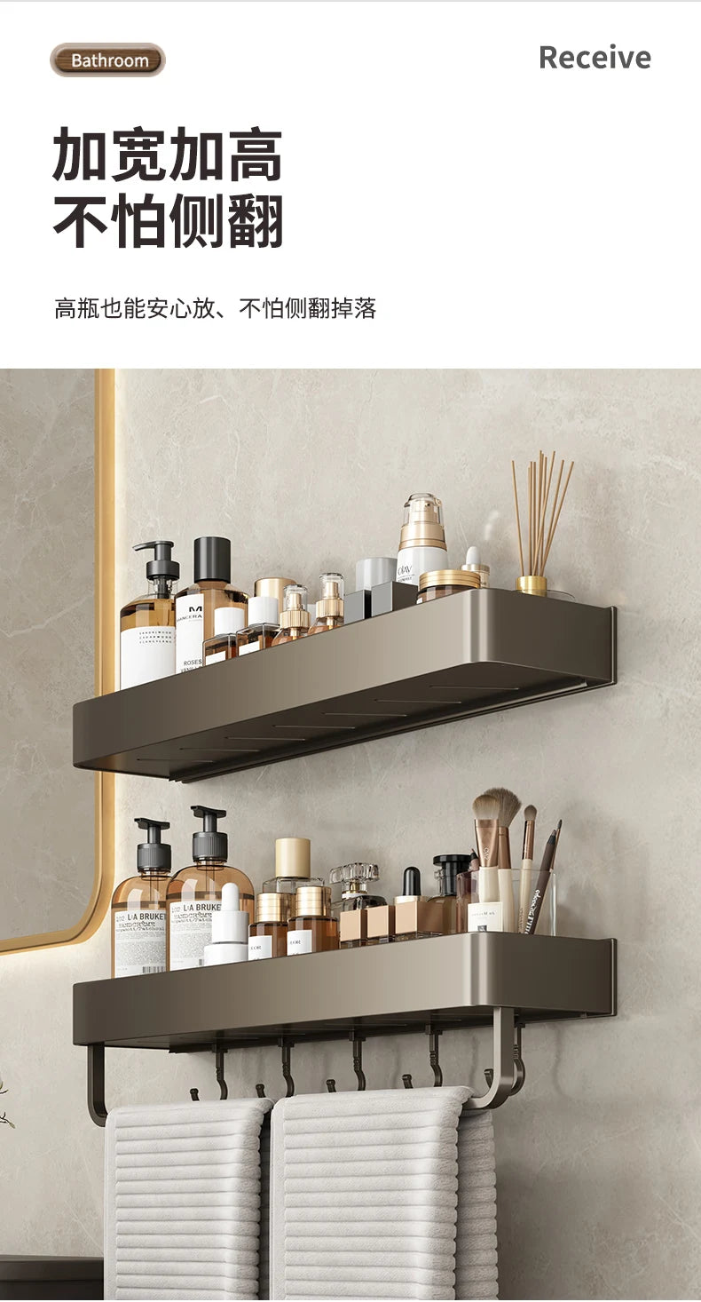 Bathroom Shower Shelf Shower Caddy Wall Floating Shelf