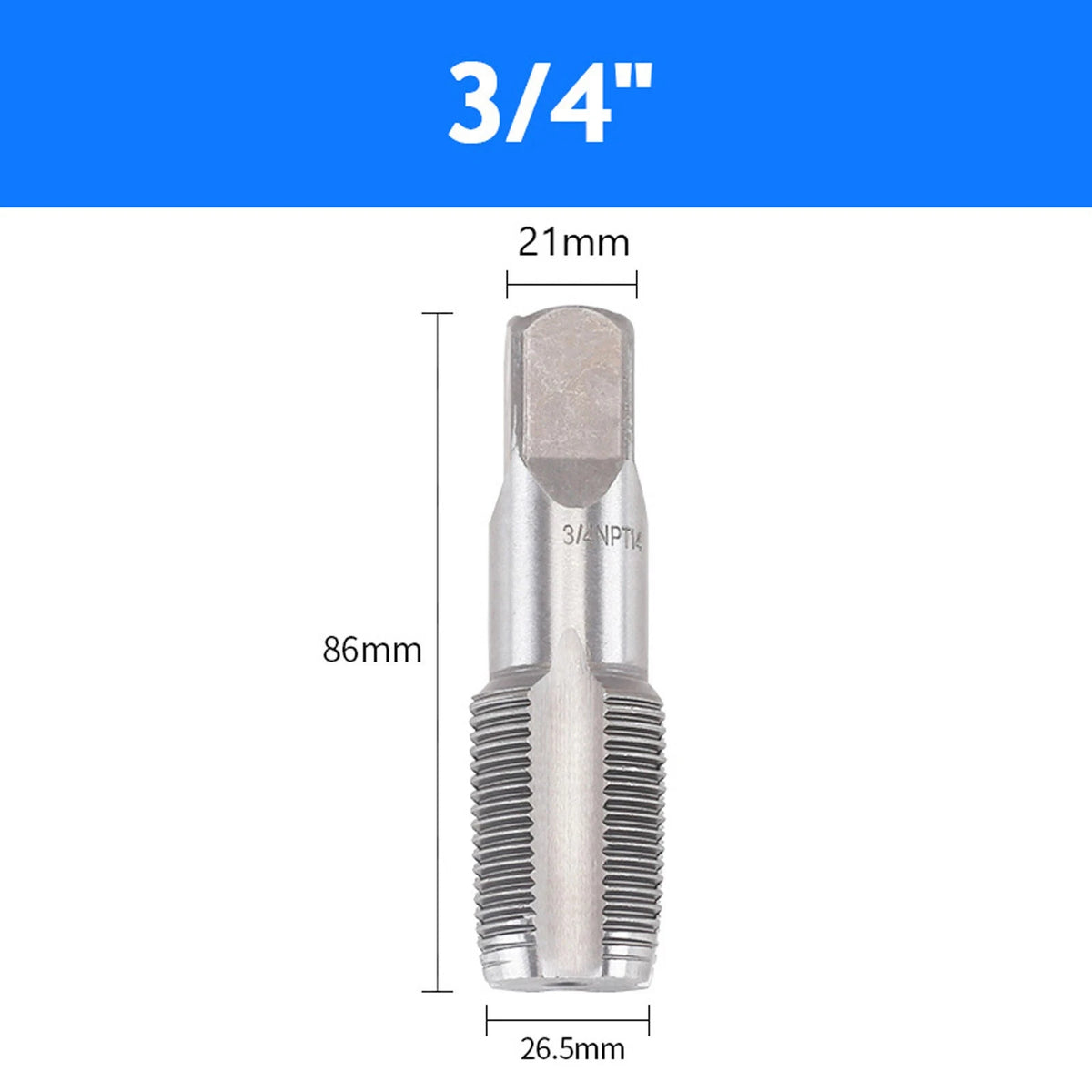 1/2/5pcs G1/8 1/4 3/8 1/2 3/4 Hss Taper
