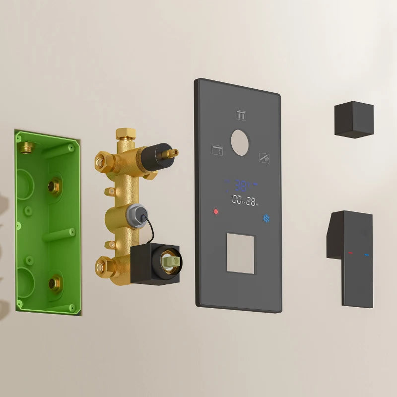 Digital Wall Mounted Shower Mixer Valve 2/3 Way