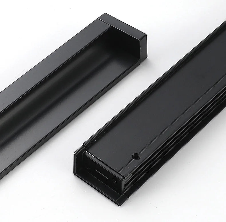 100-400mm Recessed Cabinet Drawer Pull Handle Bathroom Furniture
