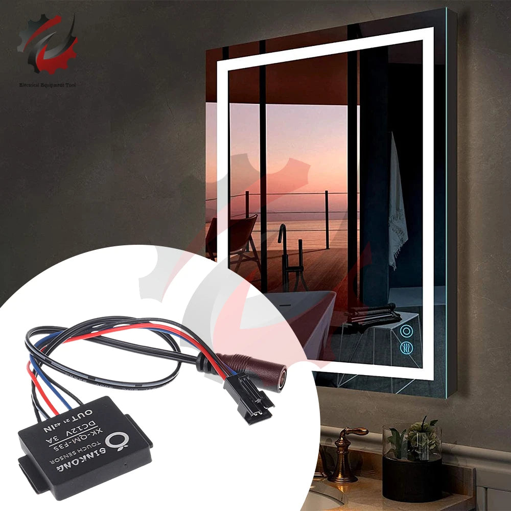 Dc 5-12v Bathroom Mirror Switch Led Inductive Dimming