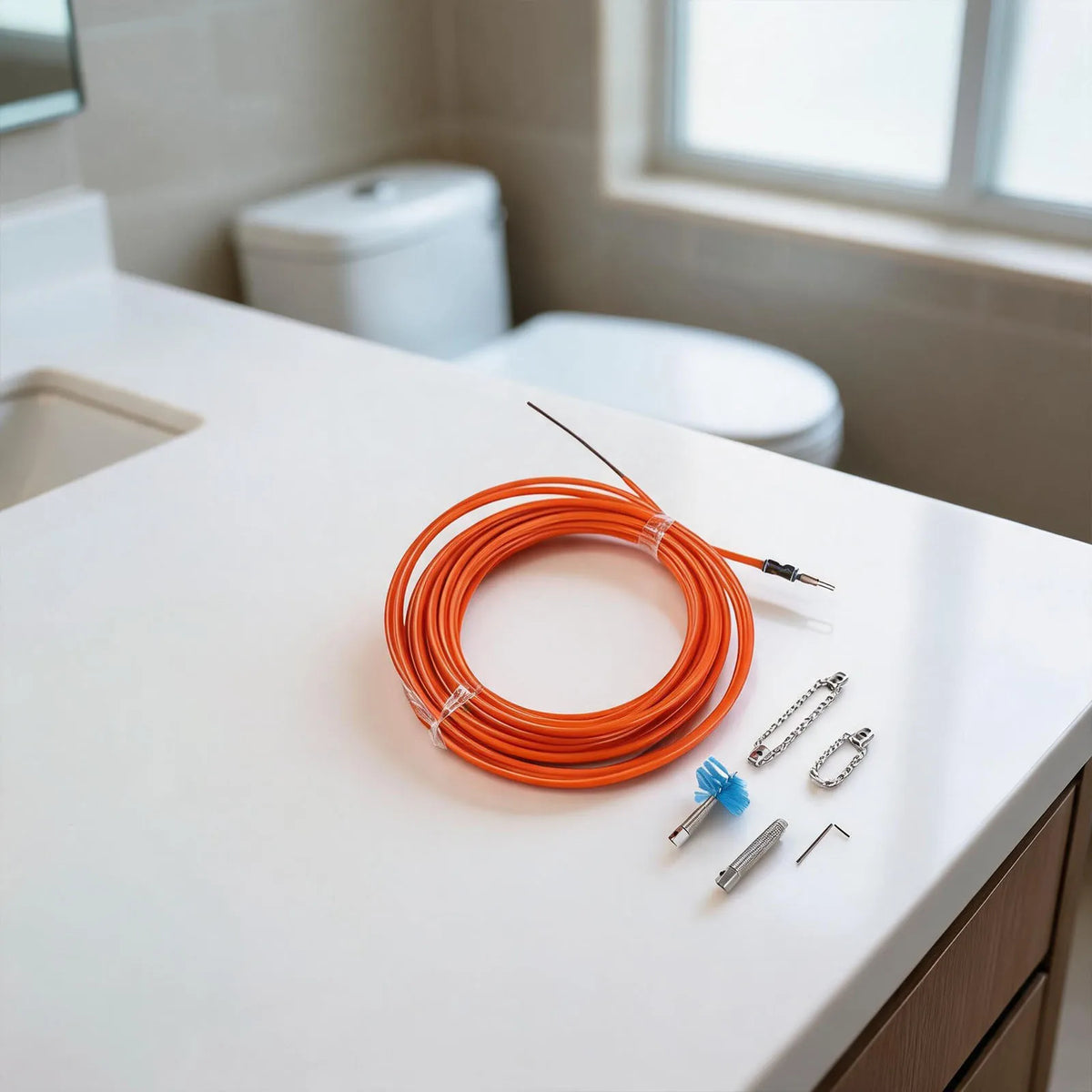 Hand Crank Drain Snake Toilet Sink Shower Bathtub