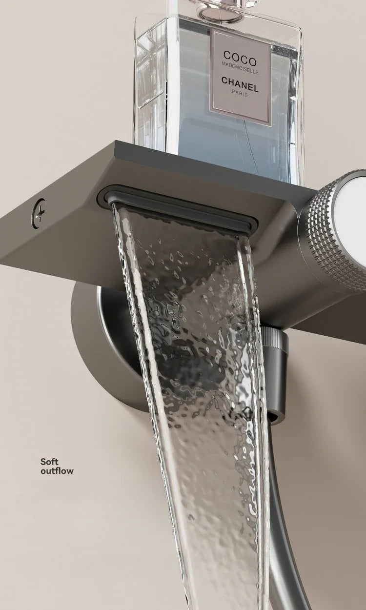 Two Ways Water Outlet Bathroom Shower System Wall