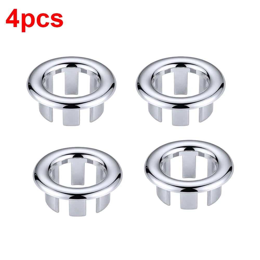 1-20pcs Round Basin Overflow Cap Sink Drain Cover