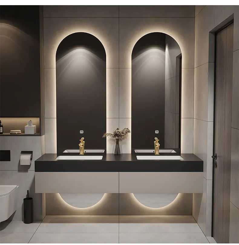 Designer Customized High-End Villa Light Luxury Rock Slab