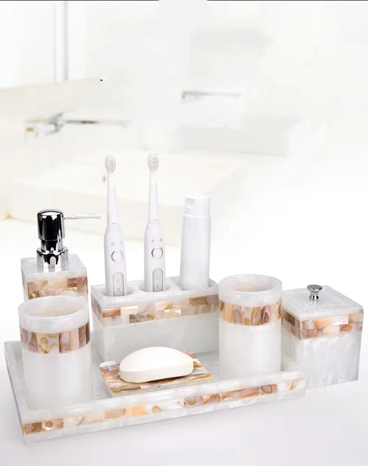 Natural Color Resin Toothbrush Bathroom Toilet Cup