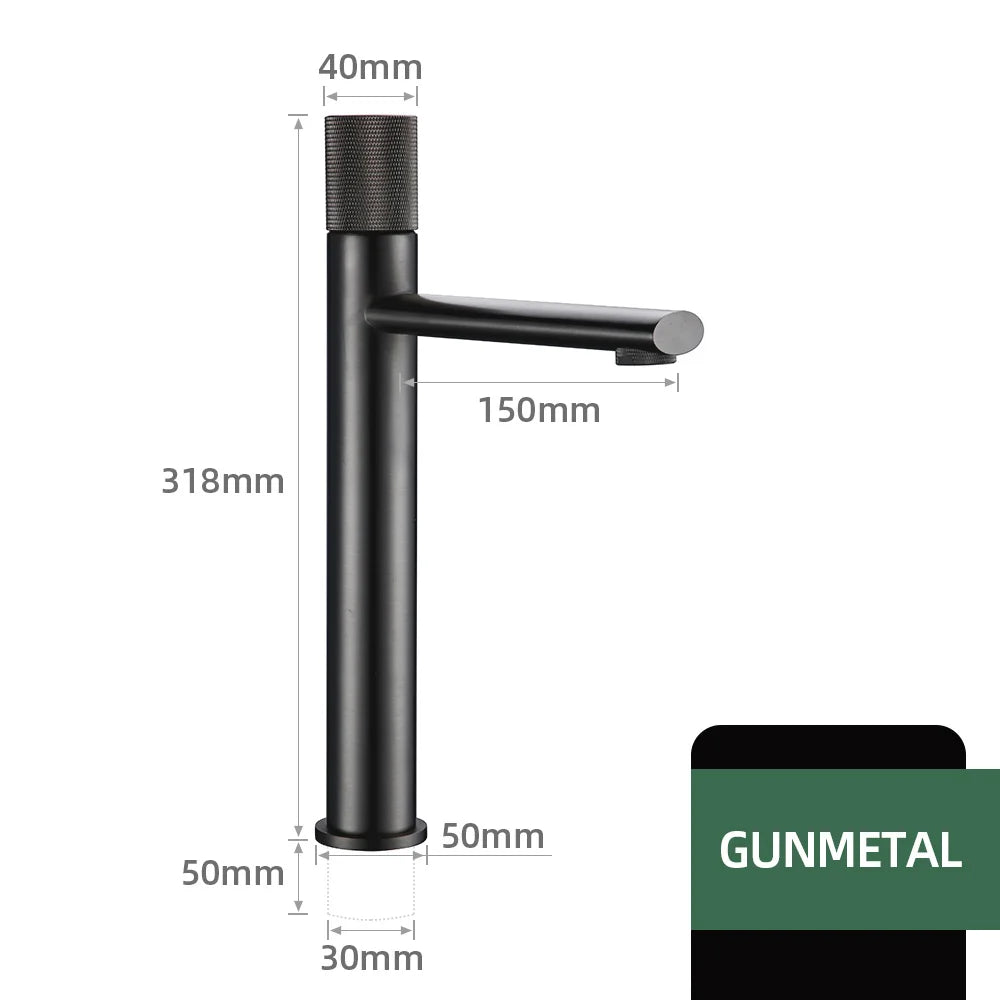 Brushed Rose Gold Bathroom Basin Faucet 100 Brass
