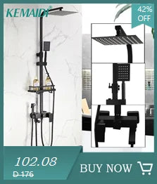 Kemaidi Shower Panel Tower System Digital Dispaly 4-Function