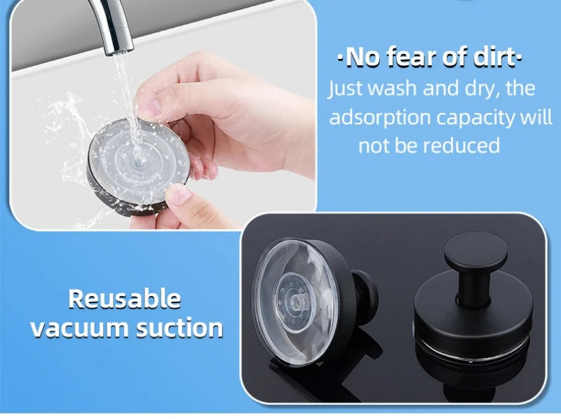 Suction Cup Hooks Towel Coat Bath Robe Hook