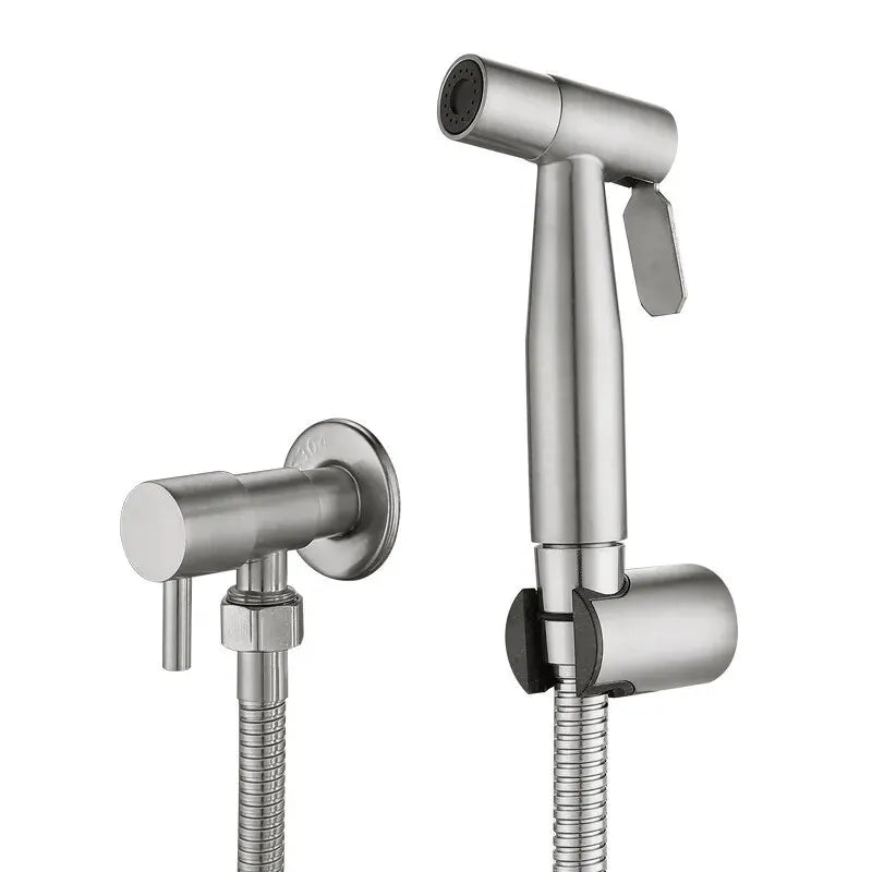 4pc/Set Bidet Toilet Sprayer Bidet Shower Faucet Stainless