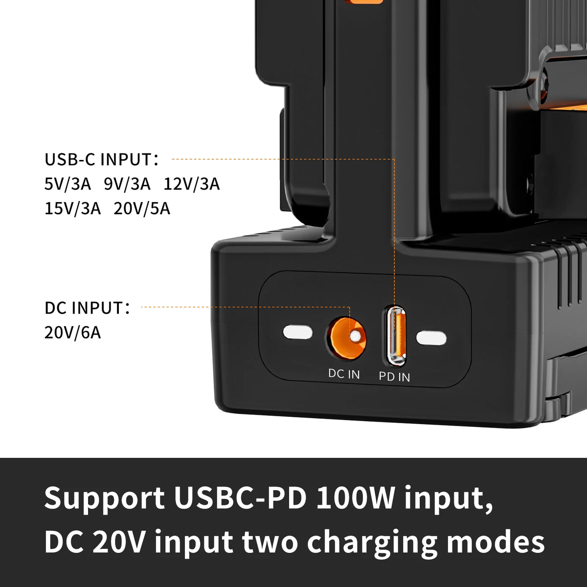 Zgcine 100w V-Lock Battery Charger V-Mount Charger Dual