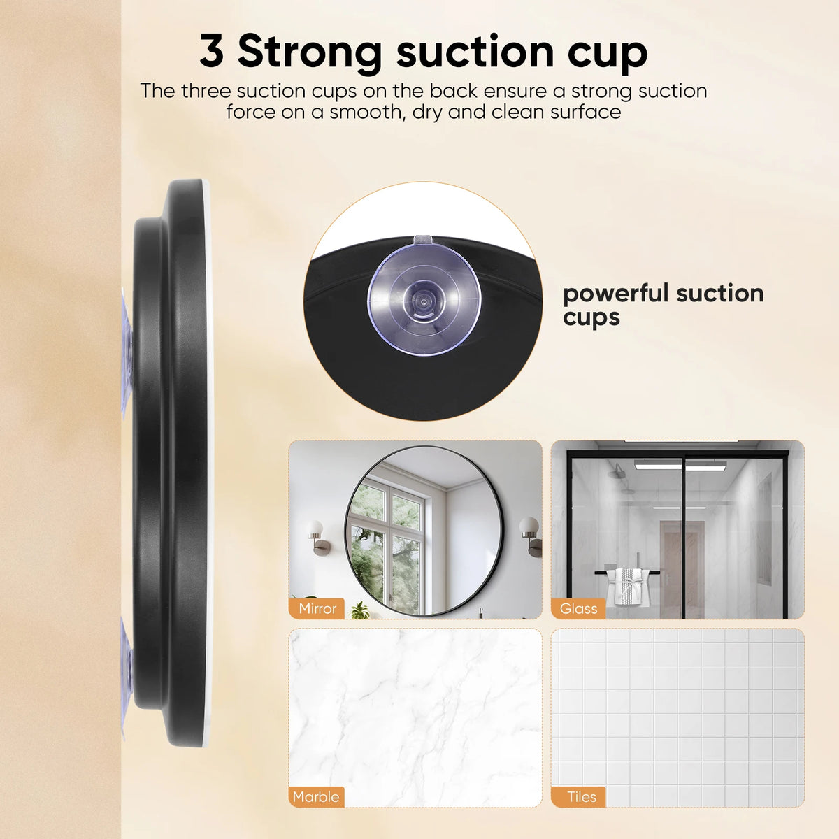 30x Magnifying Vanity Mirror Lights Touch Screen Led