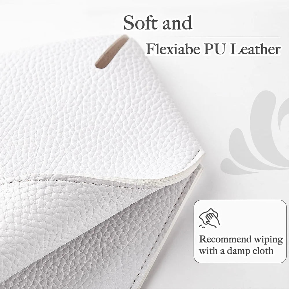 Modern Pu Leather Square Tissue Box Cover Holder-Decorative