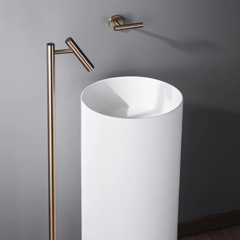 Floor Standing Bathroom Faucet High Tall Basin Tap
