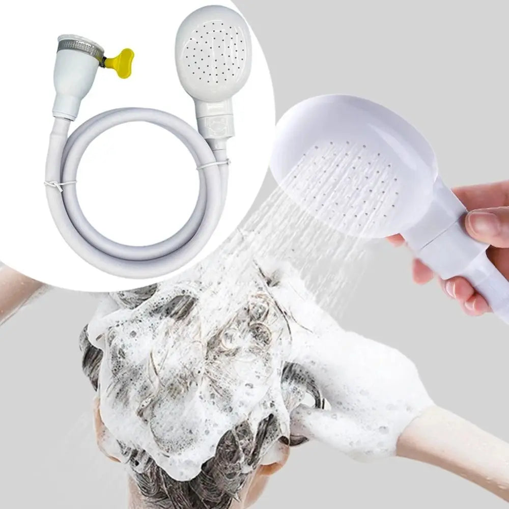 Rubber Hose Universal Sink Spray Extender Shower Head