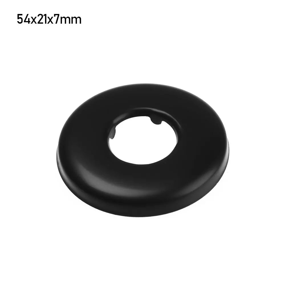 1pcs Black Shower Faucet Decorative Cover Chrome Finish