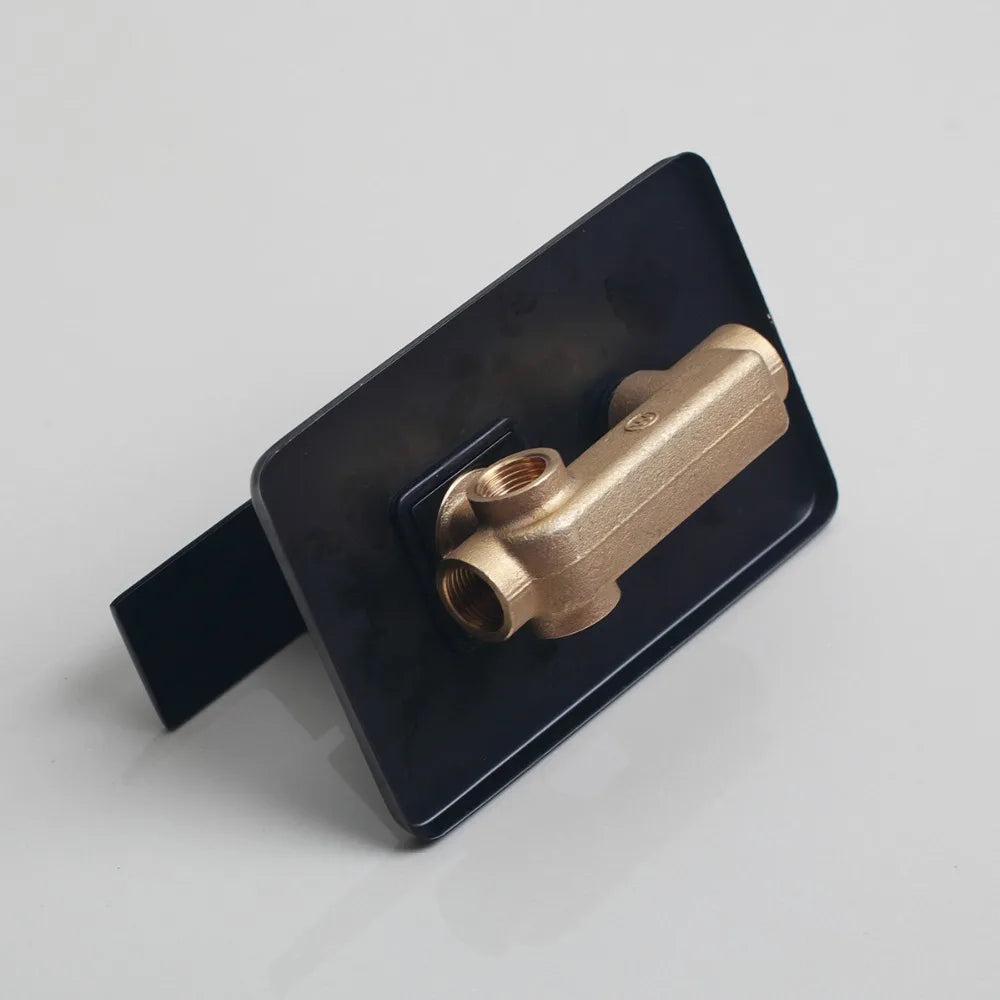 Kemaidi Bathroom 2-3 Way Shower Faucet Black 3-Functions