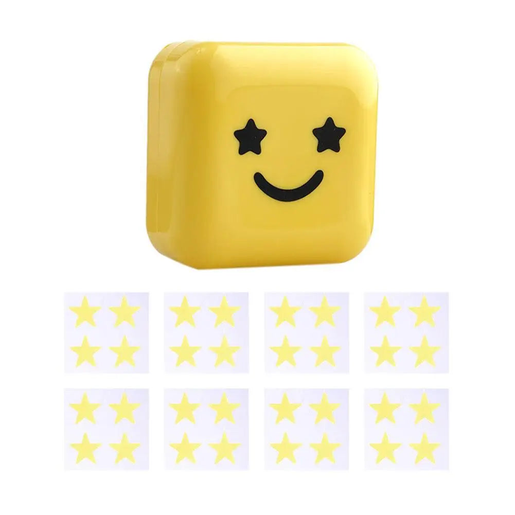 Cute Colored Star Decoration Stickers - Water-Based Gel