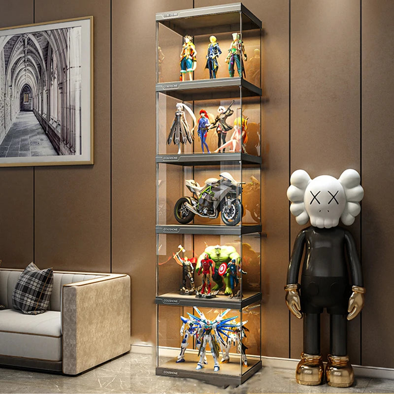 Vanity Luxury Living Room Cabinets Corner Display Storage