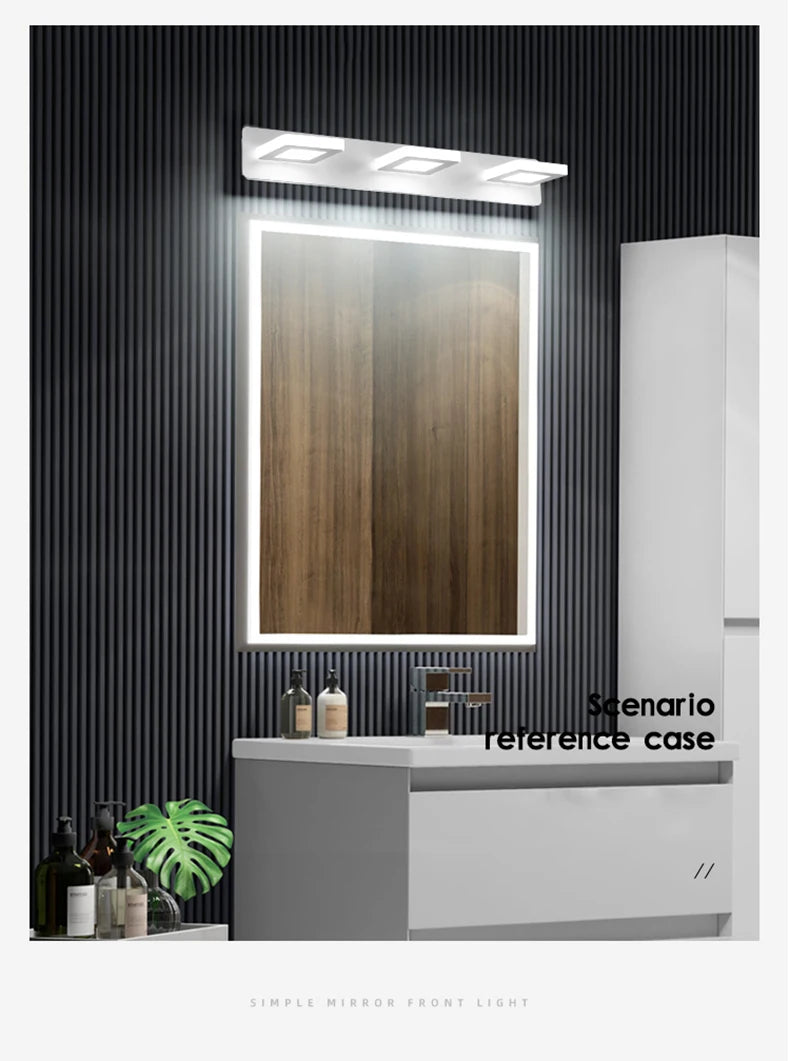 Led Bathroom Mirror Wall Lamp Vanity Light Waterproof