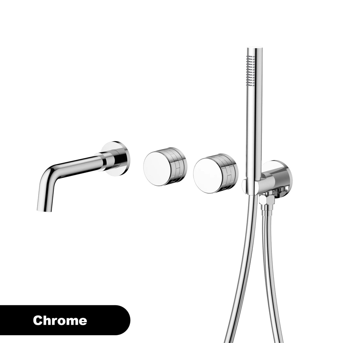Luxury Brass Brushed Gold Wall Mounted Bathroom Faucet