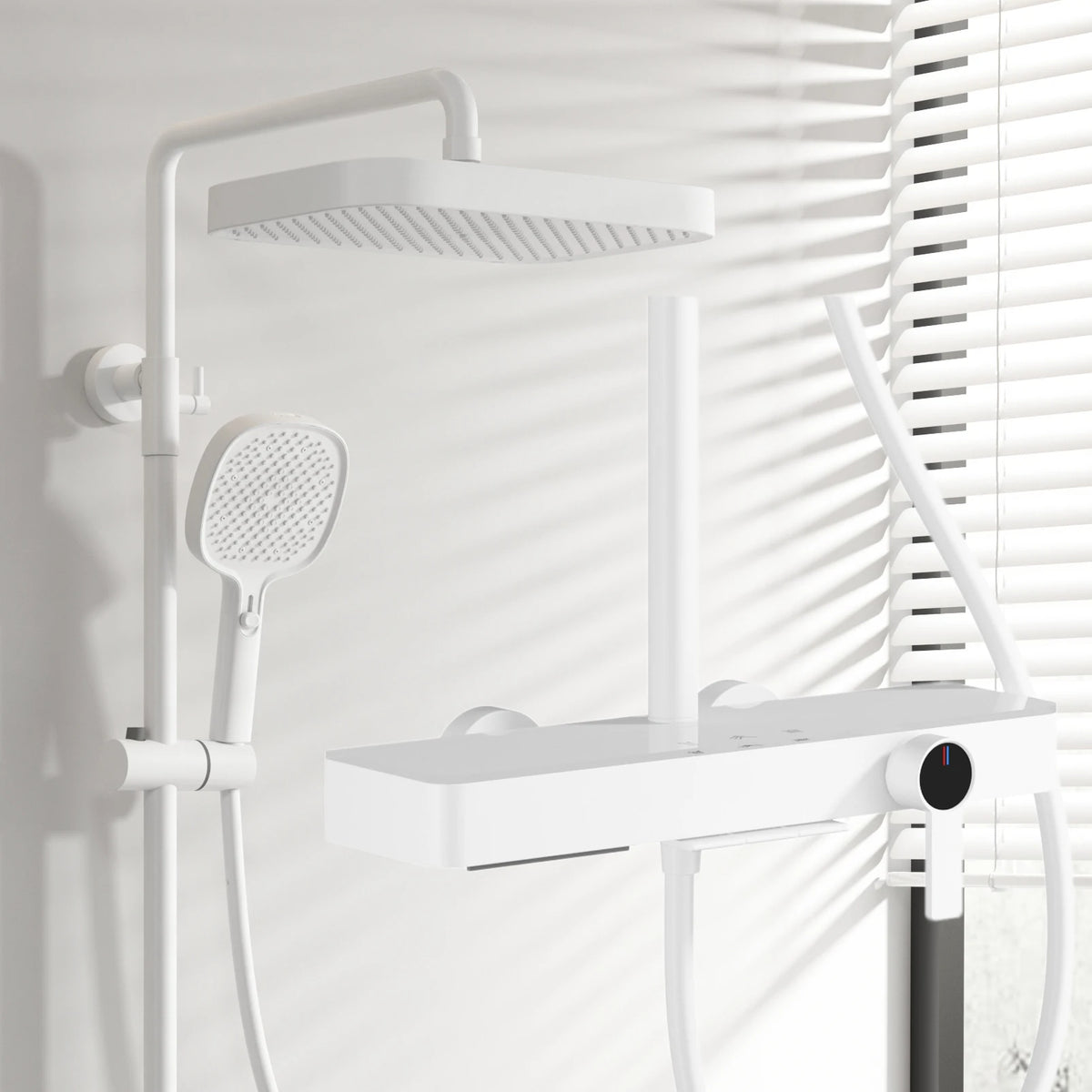 Cold Waterfall Piano Bathroom Shower 12 Inch Rain