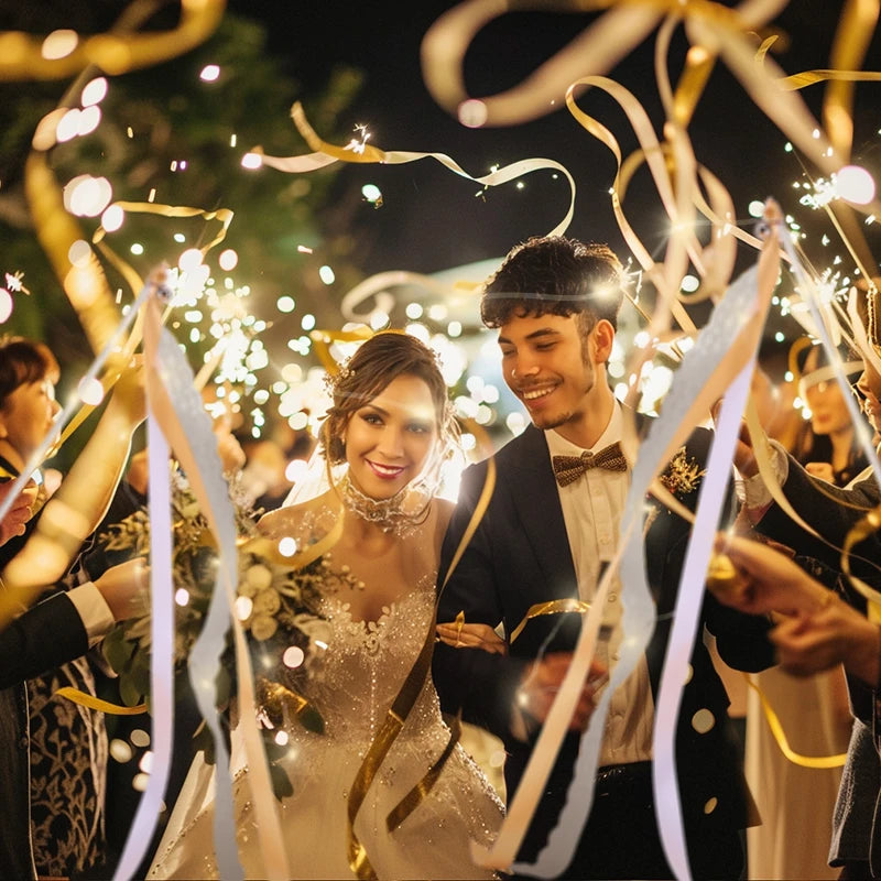 Wedding Ribbon Fairy Wand Light Up Magic Wand