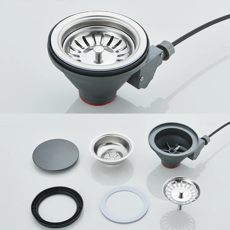Shinesia Stainless Steel Waterfall Sink Digital Display Large