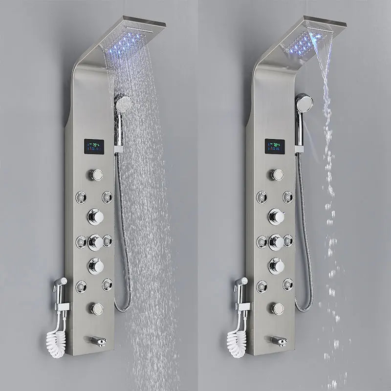 Led Bath Shower Faucet Digital Display Bath Shower