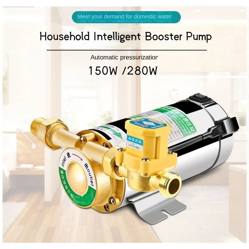 220v Booster Pump Mute Tap Water Pipeline/Heater Automatic