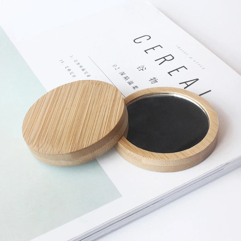 2cm Pure Wood Makeup Mirror Functional Wood Stylish