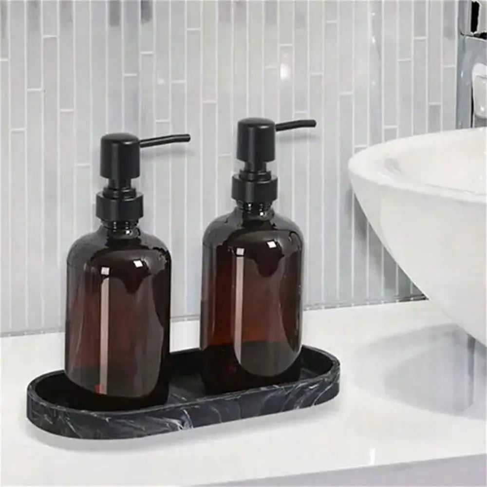 1pc Bathroom Vanity Silicone Tray Rectangular Dish Soap