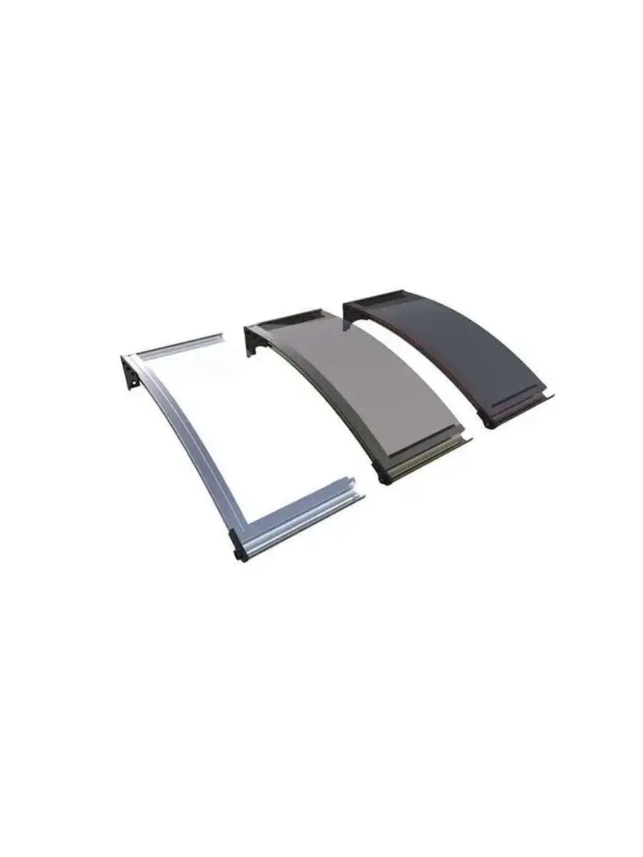 Outdoor Courtyard Rainproof Gazebos Aluminum Alloy Rain Awning