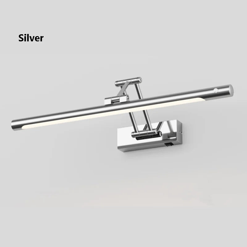 Motion Sensor Foldable Bathroom Mirror Wall Lamp Shower