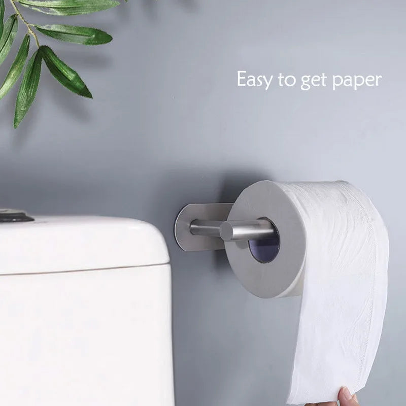 304 Stainless Steel Bathroom Matte Black Toilet Paper
