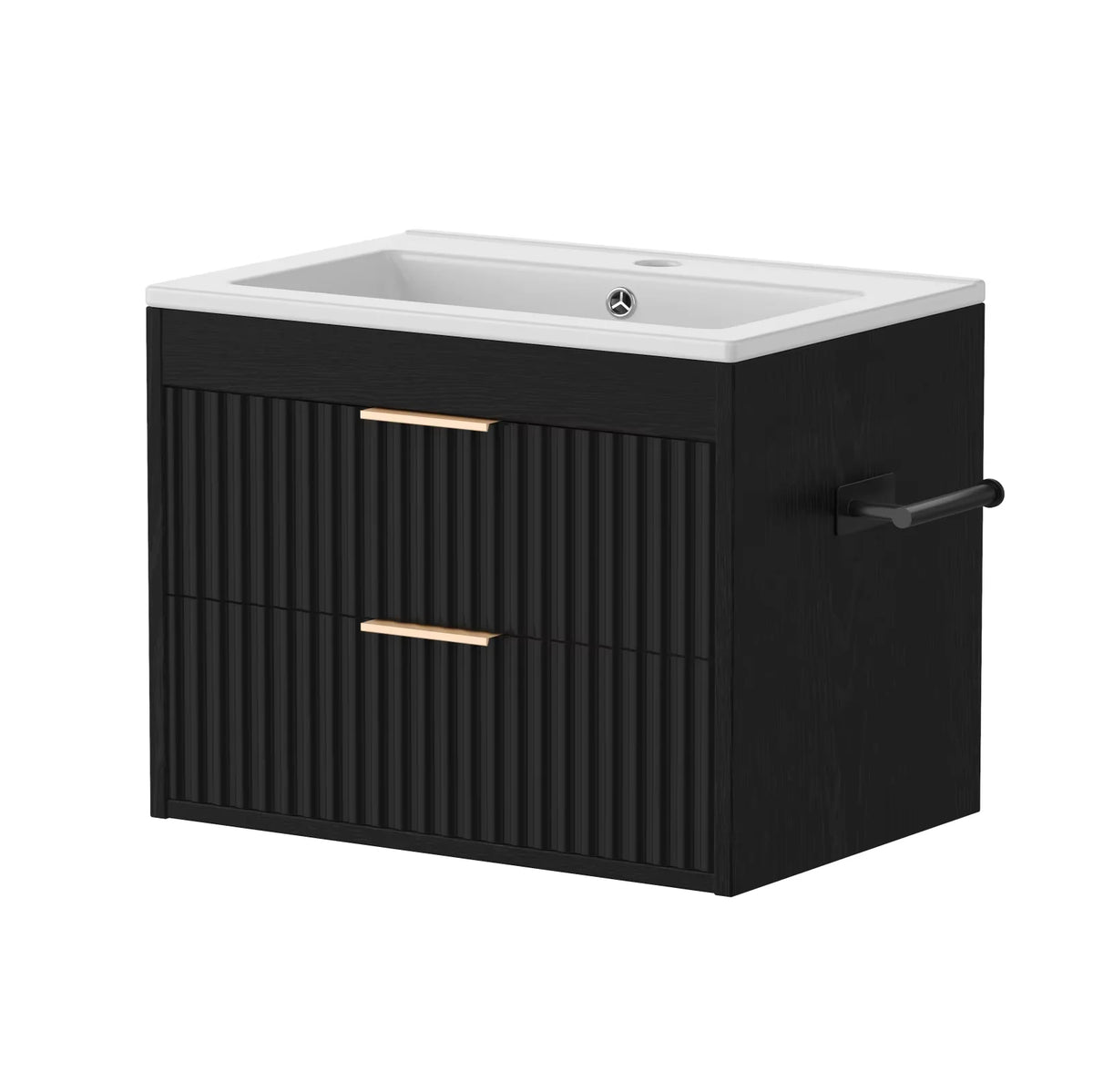24 Floating Bathroom Vanity Sink Modern Wall Mounted