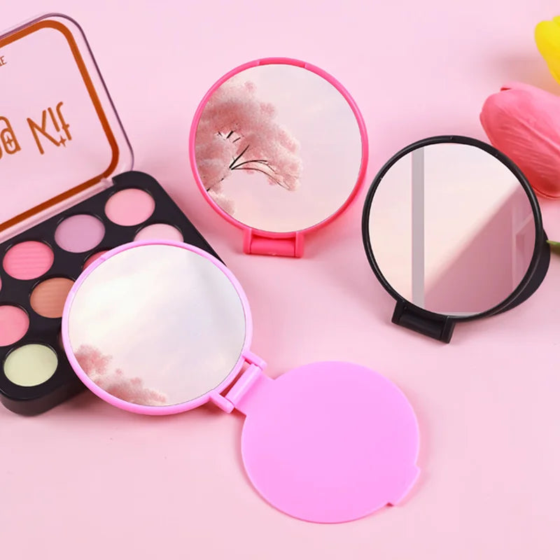 5pcs Compact Mirror Bulk Pocket Mini Folding Mirrors