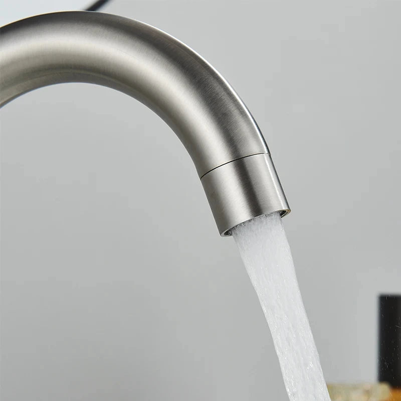 Black Nickel Bathroom Basin Faucet 304 Stainless Steel