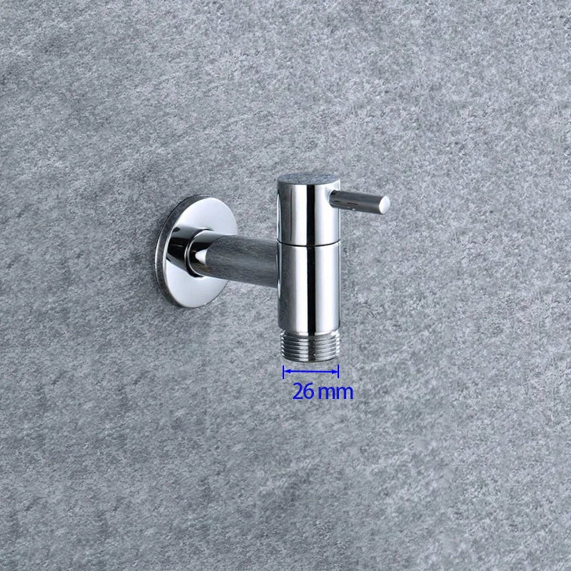 Outdoor Garden Wall Mounted Basin Faucet Bathroom Washing