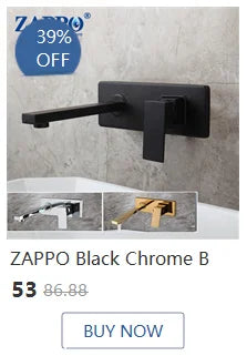 Zappo Touchless Bathroom Sink Faucet Cold Water Automatic