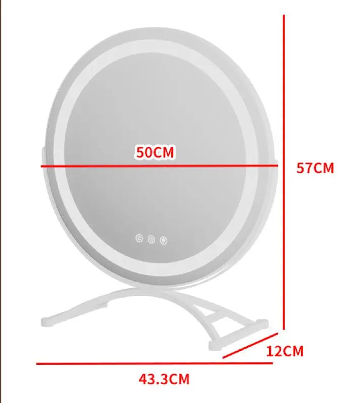 Lighted Vanity Makeup Mirror Lights Three Color Lightings